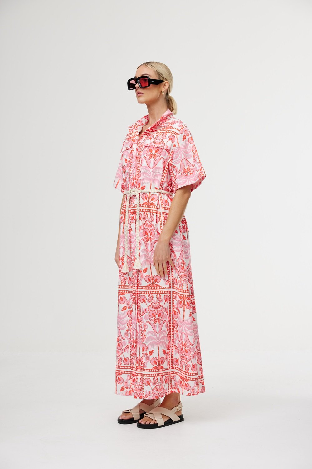 Kinney Emelia Dress in Las Palmas Print