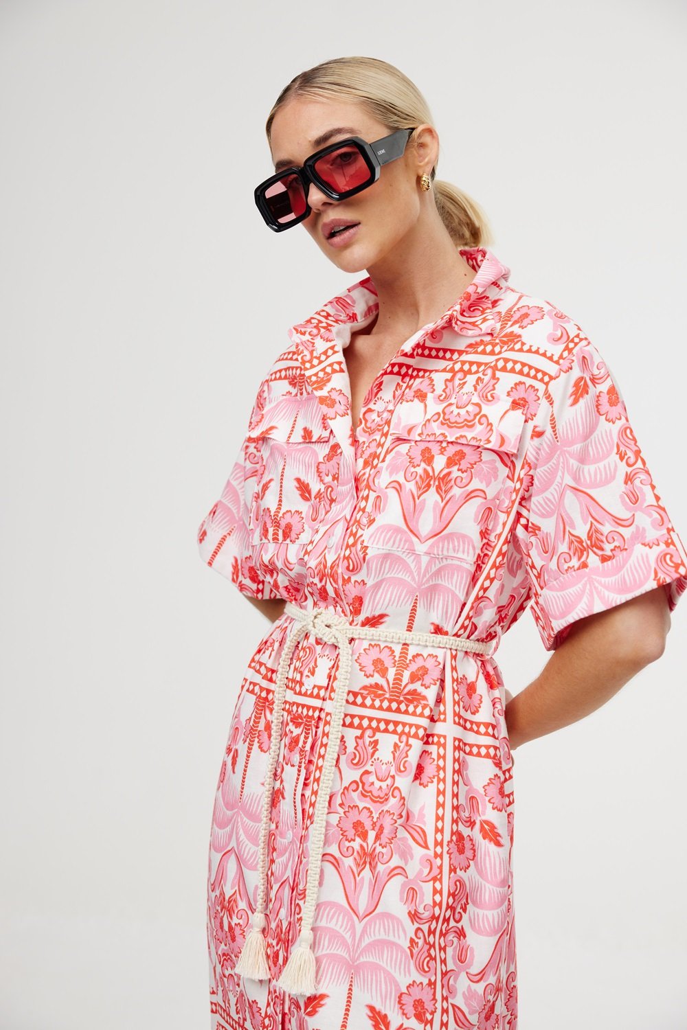 Kinney Emelia Dress in Las Palmas Print