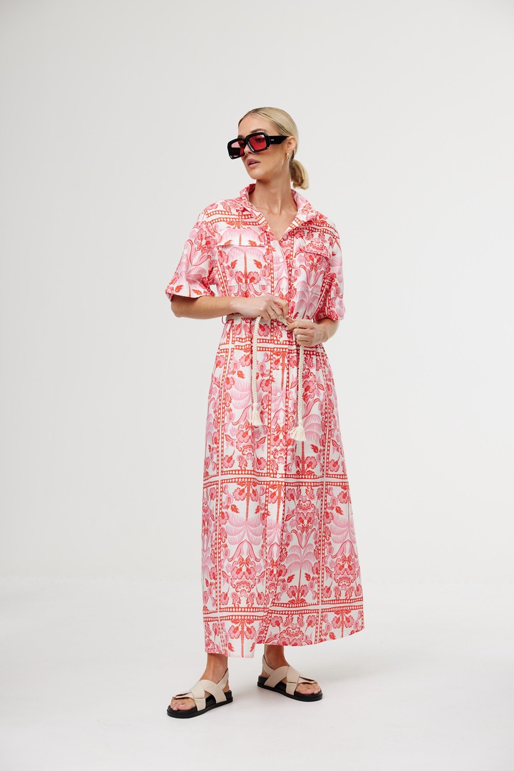 Kinney Emelia Dress in Las Palmas Print