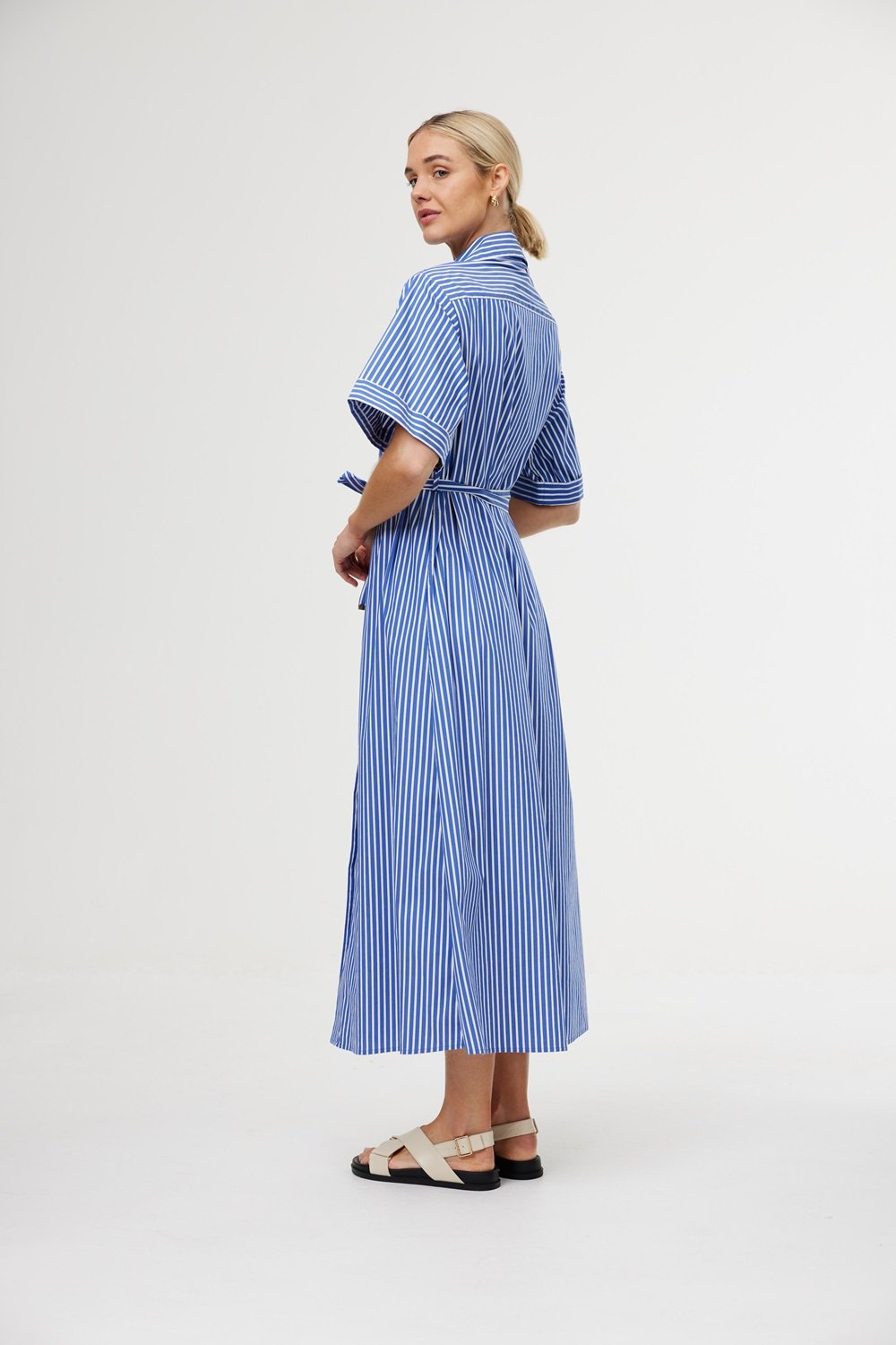 Kinney Emelia Dress in Riviera Stripes