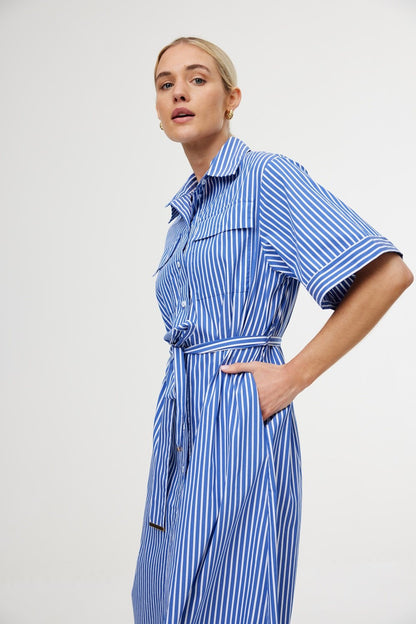 Kinney Emelia Dress in Riviera Stripes