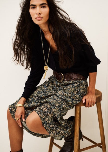 Klap Classic Skirt in Khaki from BA&SH at Edito Boutique