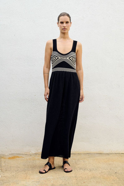 Knitted Midi Dress in Black from SITA MURT at Edito boutique