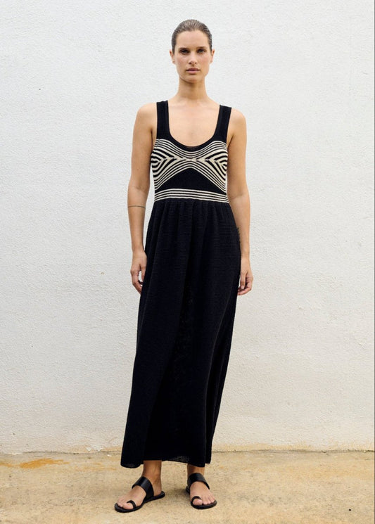 Knitted Midi Dress in Black from SITA MURT at Edito boutique