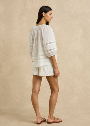 Kora Shorts in Ivory from HANNAH ARTWEAR at Edito boutique