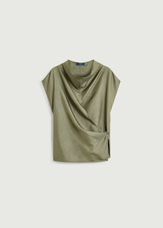 Kora Silk Blouse in Green from SOEUR at Edito Boutique