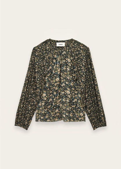 Kross Romantic Blouse in Khaki from BA&SH at Edito Boutique