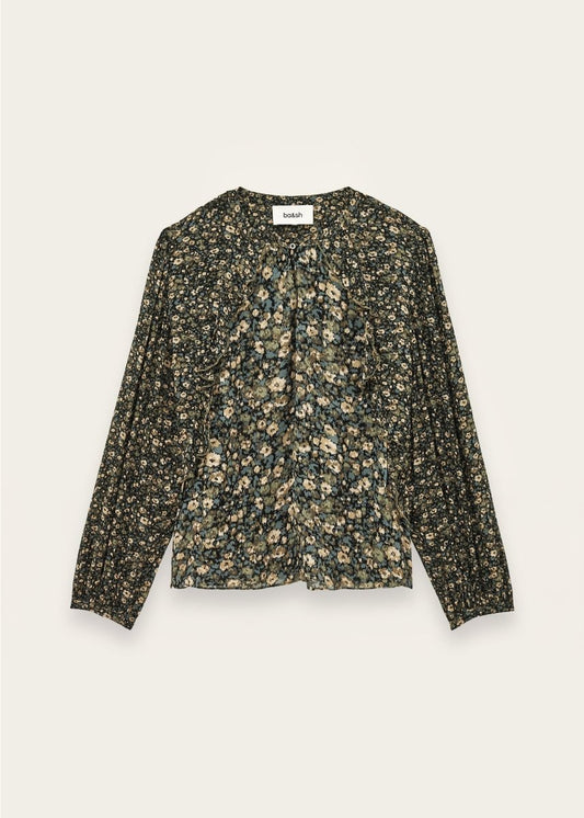 Kross Romantic Blouse in Khaki from BA&SH at Edito Boutique