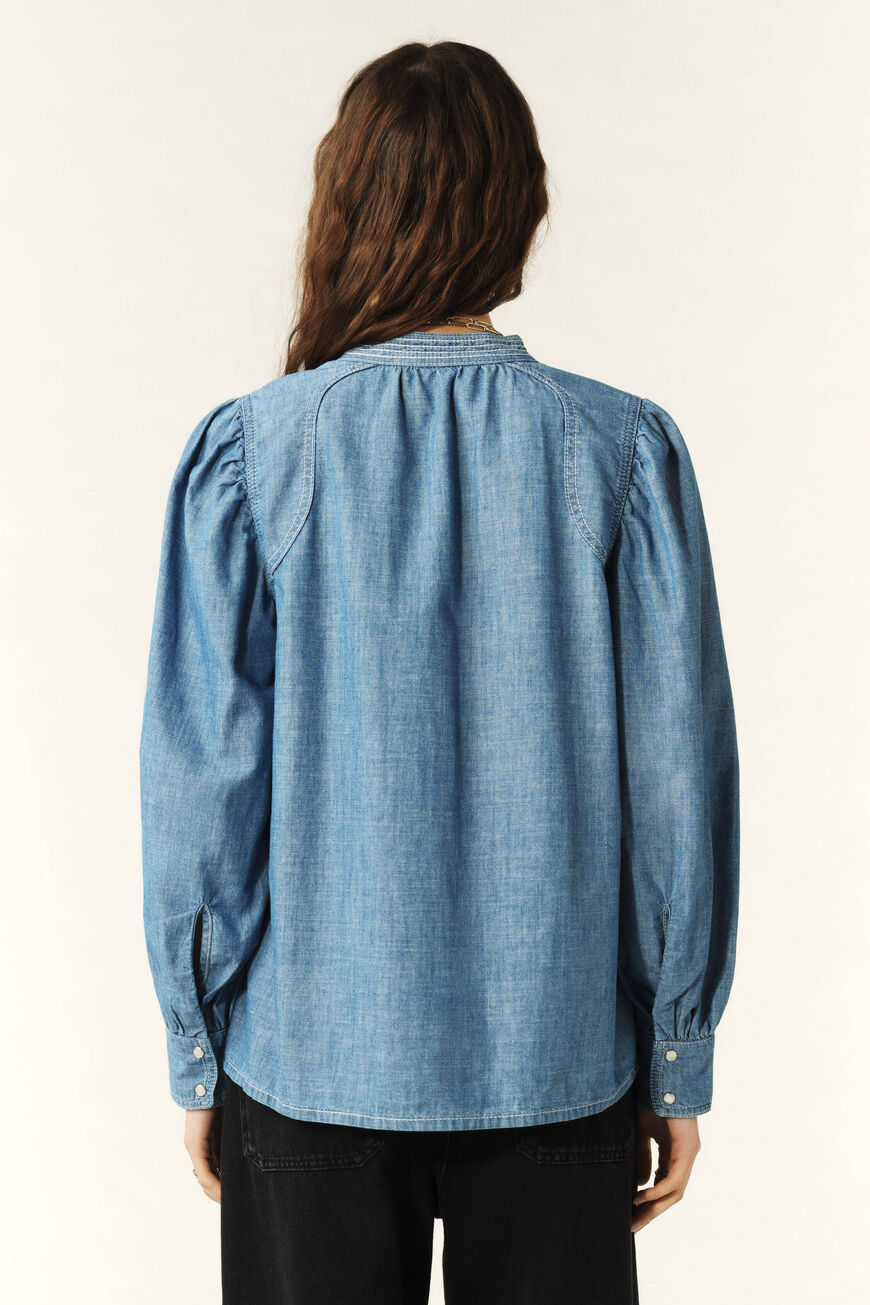 Kuka Blouse in Blue from Ba&sh