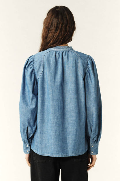 Kuka Blouse in Blue from BA&SH at Edito boutique