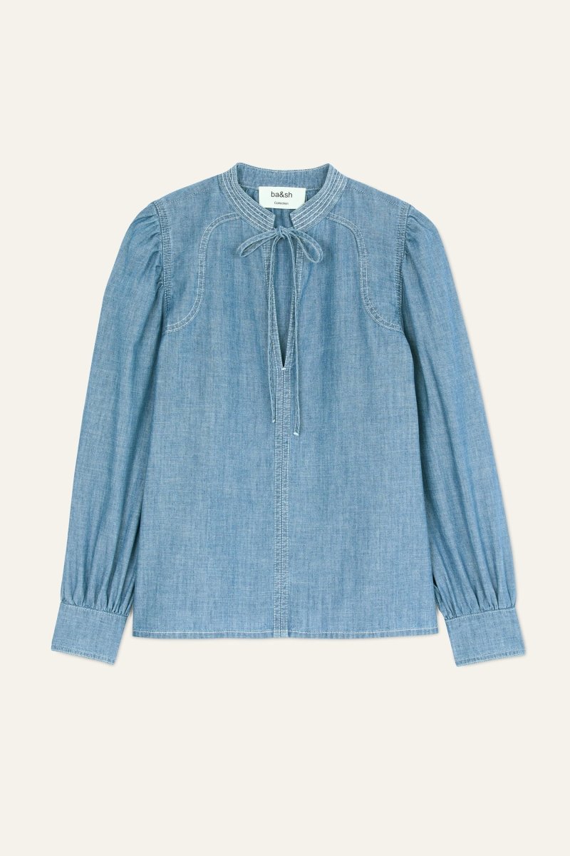 Kuka Blouse in Blue from BA&SH at Edito boutique