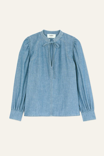 Kuka Blouse in Blue from BA&SH at Edito boutique