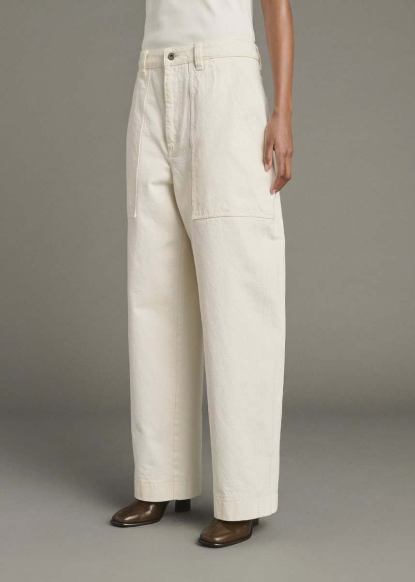 Kurt Jeans in Ecru from SOEUR at Edito Boutique