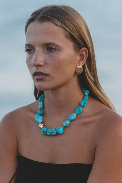 La Mer Necklace in Aqua from ANNI LU at Edito boutique