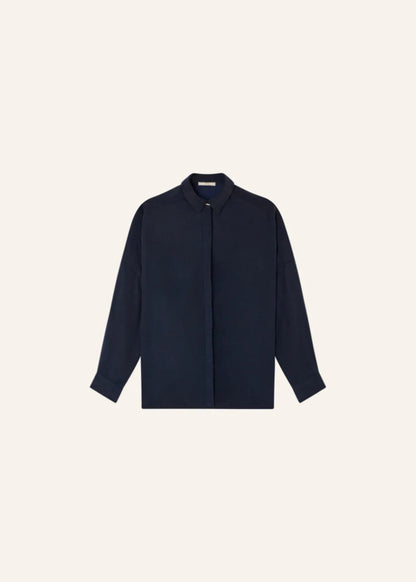 Lady D Shirt in Navy from SESSUN at Edito boutique