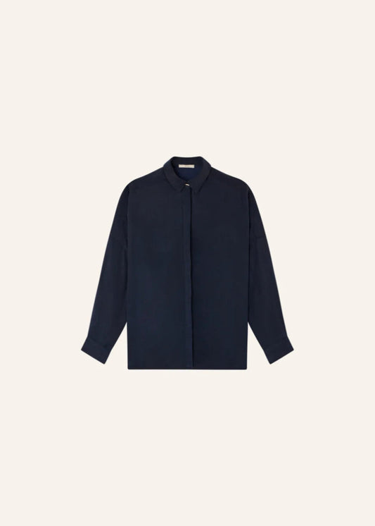 Lady D Shirt in Navy from SESSUN at Edito boutique