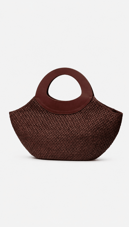 Large Tsilky Bag in Coffee from KALOES at Edito Boutique