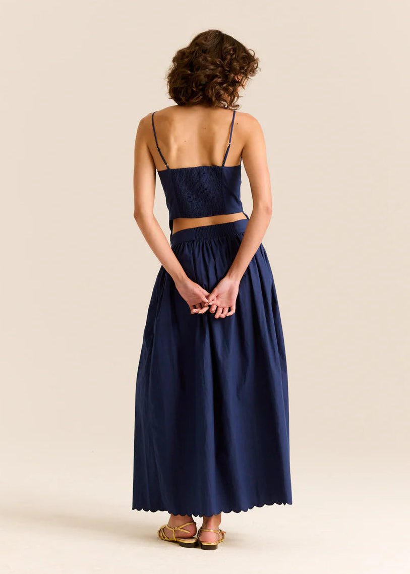 Larissa Maxi Skirt in Poseidon from CAROLINA K at Edito Boutique