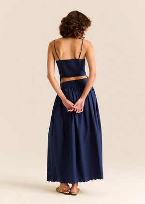 Larissa Maxi Skirt in Poseidon from CAROLINA K at Edito Boutique