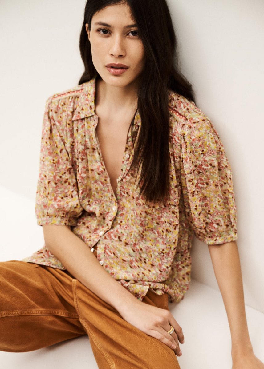 Lark Shirt in Rose from BA&SH at Edito boutique