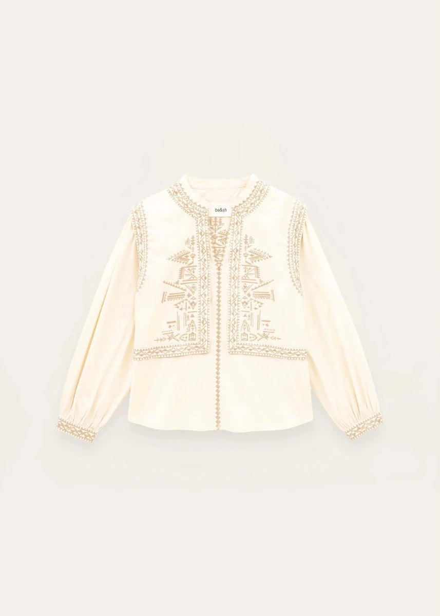 Laura Blouse in Ecru from BA&SH at Edito Boutique