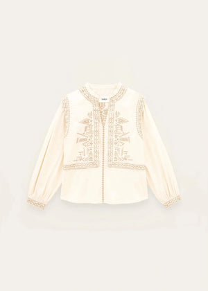 Laura Blouse in Ecru from BA&SH at Edito Boutique