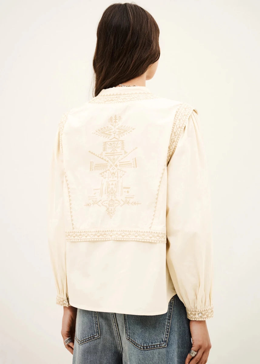 Laura Blouse in Ecru from BA&SH at Edito Boutique