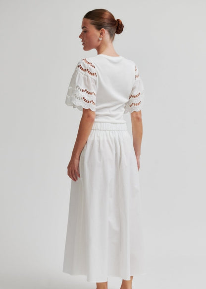 Lawra Tee in White from SECOND FEMALE at Edito Boutique