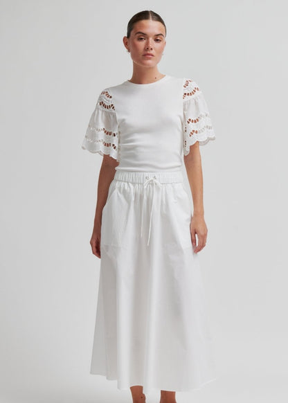 Lawra Tee in White from SECOND FEMALE at Edito Boutique