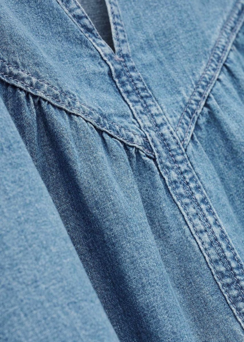Lay Denim Blouse in Blue from BA&SH at Edito boutique