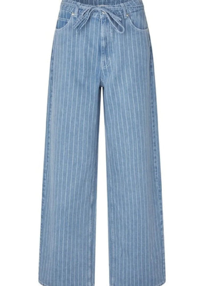 Layne Jeans in Blue Stripe from SECOND FEMALE at Edito boutique