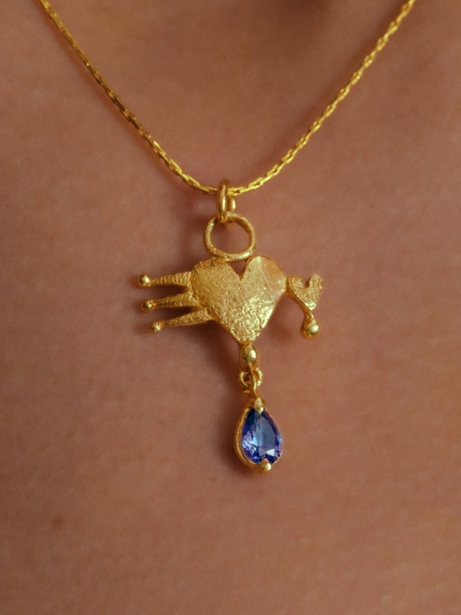 Leon Heart Necklace from RUBY JACK at Edito Boutique