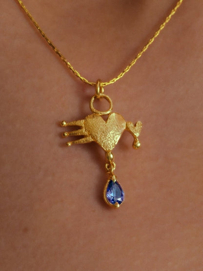 Leon Heart Necklace from RUBY JACK at Edito Boutique