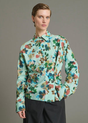Lepic Shirt in Turquoise from SOEUR at Edito Boutique