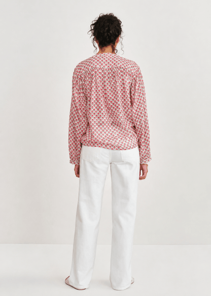 Letty Long Sleeve Top in Pink from M.A.B.E at Edito Boutique