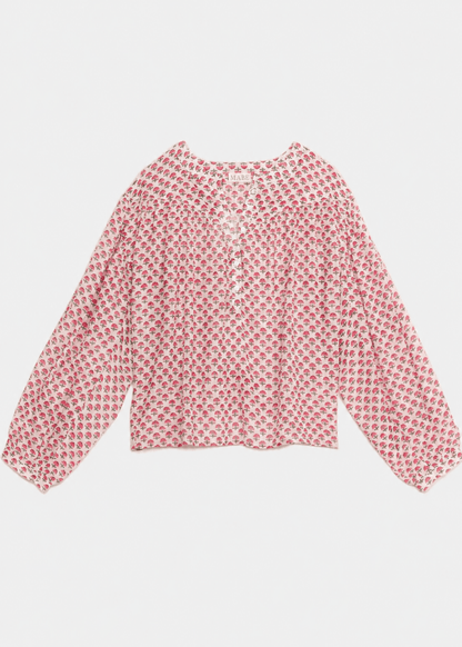 Letty Long Sleeve Top in Pink from M.A.B.E at Edito Boutique