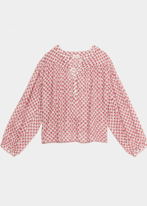 Letty Long Sleeve Top in Pink from M.A.B.E at Edito Boutique