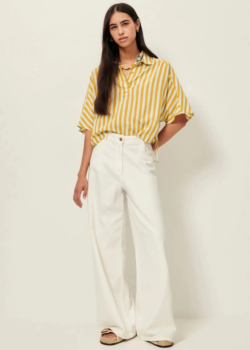 Lido Shirt in Lagoon from SESSUN at Edito boutique