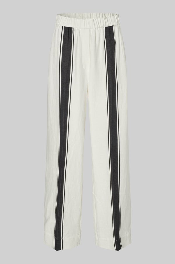 Lie Trousers in White from SECOND FEMALE at Edito boutique