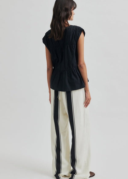 Lie Trousers in White from SECOND FEMALE at Edito boutique