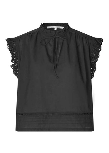 Limona Top in Black from SECOND FEMALE at Edito boutique