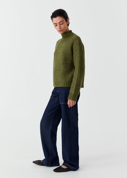 Lola Knit Pullover in Forest from Morrison