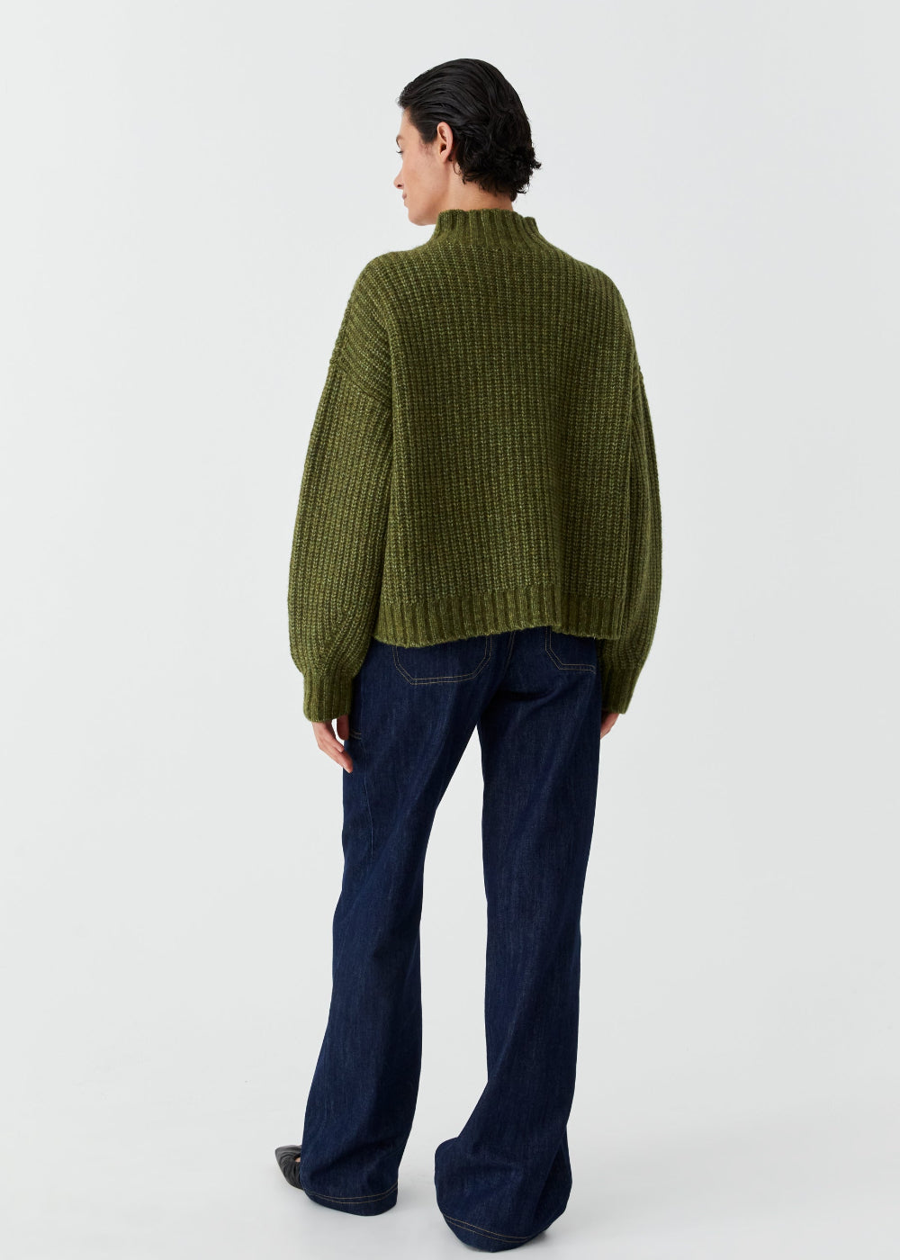 Lola Knit Pullover in Forest from Morrison