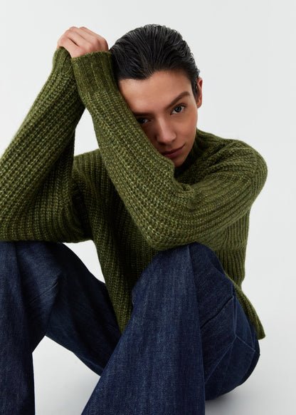 Lola Knit Pullover in Forest from Morrison
