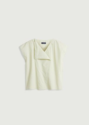 Lorena Blouse in Green/Ecru from SOEUR at Edito Boutique