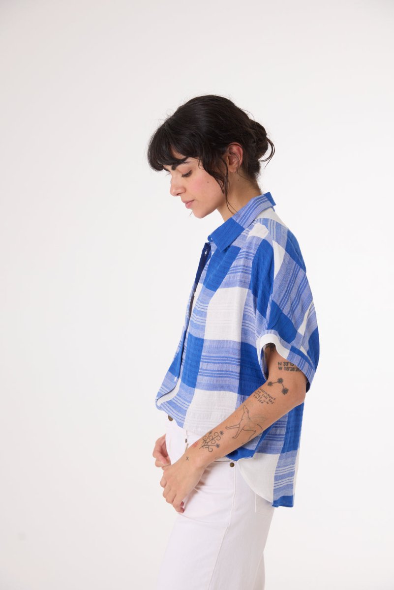 Louisa Blouse in Sirenuse from SACRECOEUR at Edito boutique