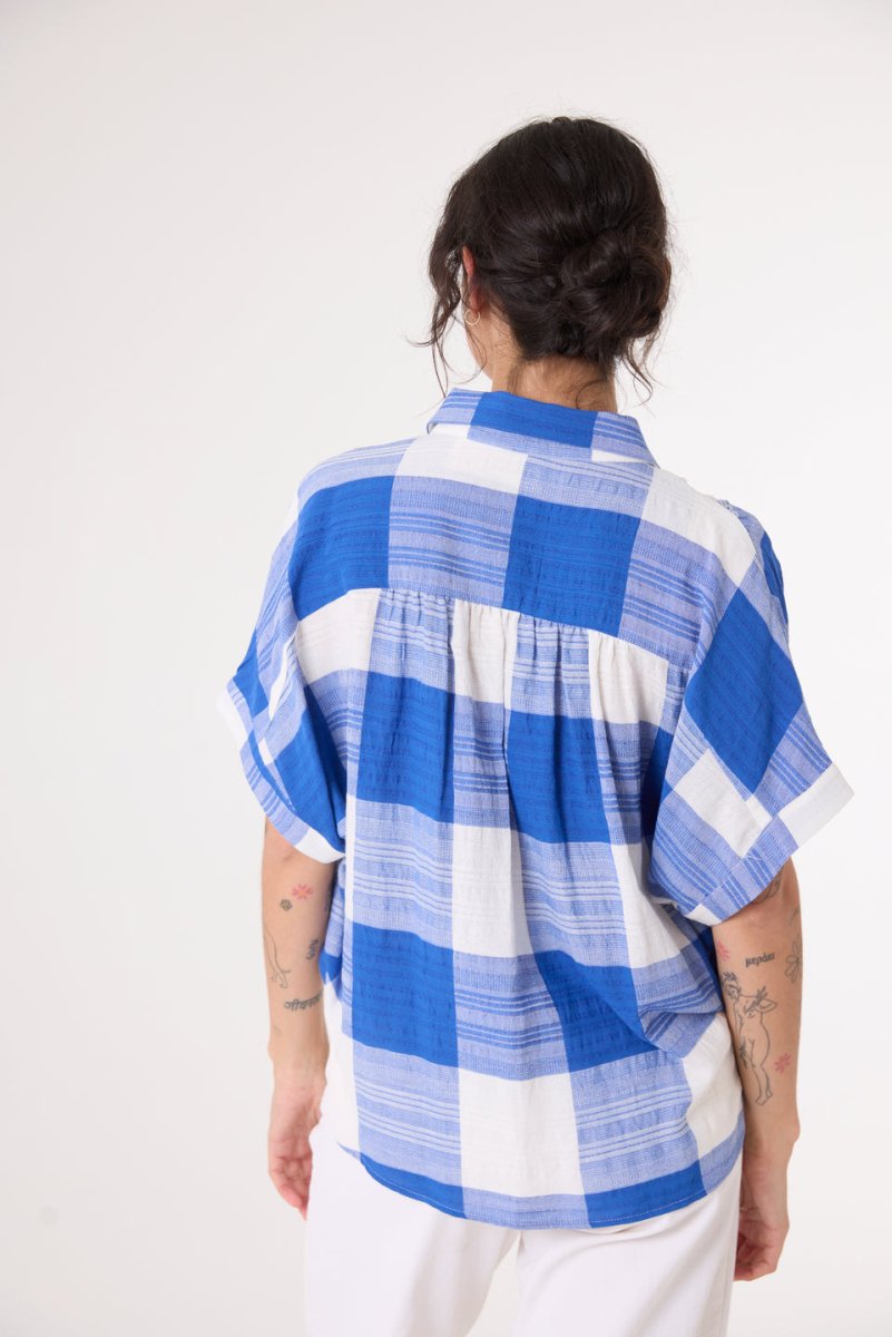 Louisa Blouse in Sirenuse from SACRECOEUR at Edito boutique