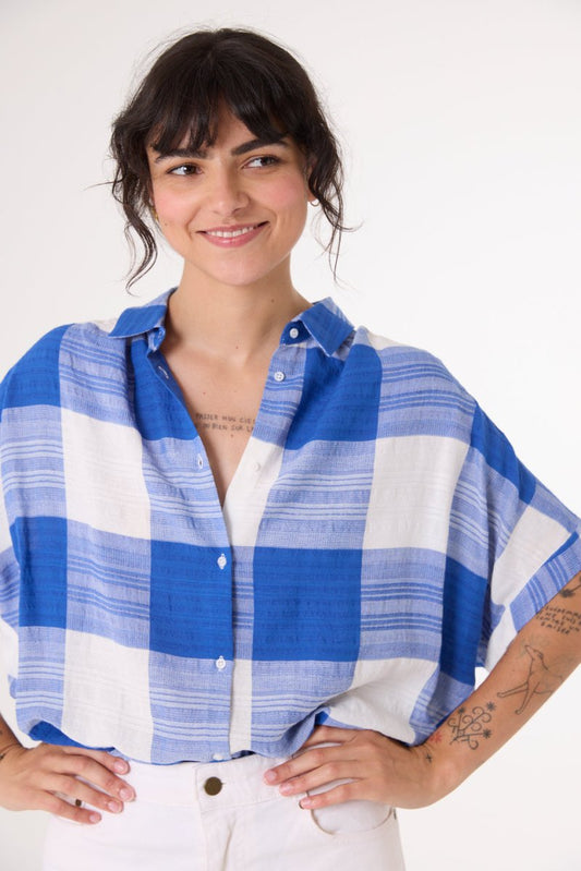 Louisa Blouse in Sirenuse from SACRECOEUR at Edito boutique
