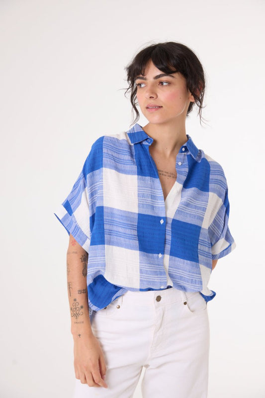 Louisa Blouse in Sirenuse from SACRECOEUR at Edito boutique