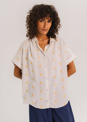 Louisa Lamanda Shirt in Stripes from SACRECOEUR at Edito boutique